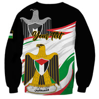 Personalised Palestine Independence Day Sweatshirt Palestinian Coat Of Arms Special Version - Wonder Print Shop