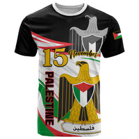 Personalised Palestine Independence Day T Shirt Palestinian Coat Of Arms Special Version - Wonder Print Shop
