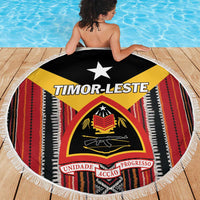 East Timor Beach Blanket Timor-Leste Tais Pattern - Wonder Print Shop