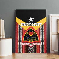 East Timor Canvas Wall Art Timor-Leste Tais Pattern - Wonder Print Shop