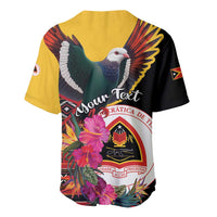 Personalized Timor-Leste Baseball Jersey Timor Imperial Pigeon Hibiscus - Wonder Print Shop