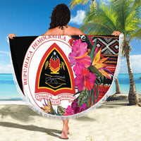 Timor-Leste Beach Blanket Timor Imperial Pigeon Hibiscus - Wonder Print Shop