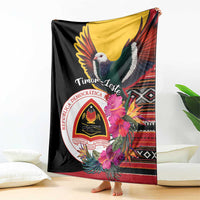 Timor-Leste Blanket Timor Imperial Pigeon Hibiscus