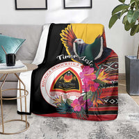 Timor-Leste Blanket Timor Imperial Pigeon Hibiscus