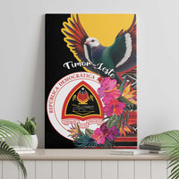 Timor-Leste Canvas Wall Art Timor Imperial Pigeon Hibiscus - Wonder Print Shop