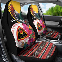 Timor-Leste Car Seat Cover Timor Imperial Pigeon Hibiscus - Wonder Print Shop