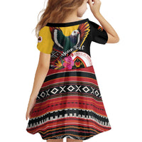 Personalized Timor-Leste Family Matching Off The Shoulder Long Sleeve Dress and Hawaiian Shirt Timor Imperial Pigeon Hibiscus - Wonder Print Shop