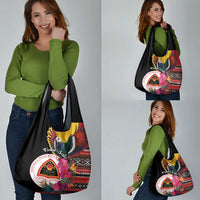 Timor-Leste Grocery Bag Timor Imperial Pigeon Hibiscus