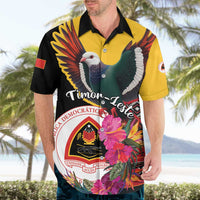 Personalized Timor-Leste Hawaiian Shirt Timor Imperial Pigeon Hibiscus - Wonder Print Shop