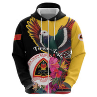 Personalized Timor-Leste Hoodie Timor Imperial Pigeon Hibiscus - Wonder Print Shop