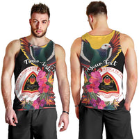 Personalized Timor-Leste Men Tank Top Timor Imperial Pigeon Hibiscus - Wonder Print Shop