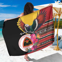 Timor-Leste Sarong Timor Imperial Pigeon Hibiscus - Wonder Print Shop