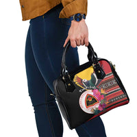 Timor-Leste Shoulder Handbag Timor Imperial Pigeon Hibiscus