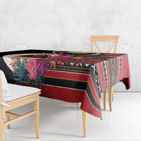 Timor-Leste Tablecloth Timor Imperial Pigeon Hibiscus - Wonder Print Shop