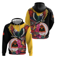 Personalized Timor-Leste Zip Hoodie Timor Imperial Pigeon Hibiscus - Wonder Print Shop