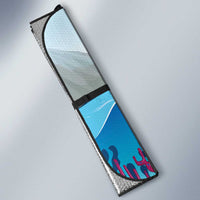 Cayman Islands Christmas Auto Sun Shade Santa Claus Turtle Beachy Xmas - Wonder Print Shop