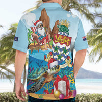 Cayman Islands Christmas Hawaiian Shirt Santa Claus Turtle Beachy Xmas - Wonder Print Shop
