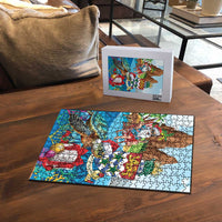 Cayman Islands Christmas Puzzle Santa Claus Turtle Beachy Xmas - Wonder Print Shop