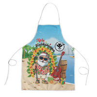 Hawaii Golf Christmas Apron Mele Kalikimaka Funny Golfer Santa - Wonder Print Shop