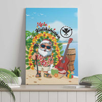 Hawaii Golf Christmas Canvas Wall Art Mele Kalikimaka Funny Golfer Santa - Wonder Print Shop