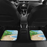 Personalized Hawaii Golf Christmas Car Mats Mele Kalikimaka Funny Golfer Santa - Wonder Print Shop