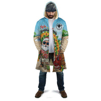 Personalized Hawaii Golf Christmas Cloak Mele Kalikimaka Funny Golfer Santa - Wonder Print Shop
