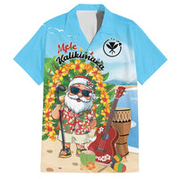 Personalized Hawaii Golf Christmas Family Matching Long Sleeve Bodycon Dress and Hawaiian Shirt Mele Kalikimaka Funny Golfer Santa - Wonder Print Shop