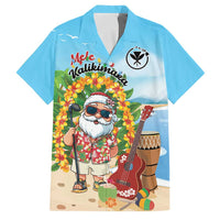 Personalized Hawaii Golf Christmas Family Matching Off The Shoulder Long Sleeve Dress and Hawaiian Shirt Mele Kalikimaka Funny Golfer Santa - Wonder Print Shop