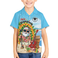 Personalized Hawaii Golf Christmas Hawaiian Shirt Mele Kalikimaka Funny Golfer Santa - Wonder Print Shop
