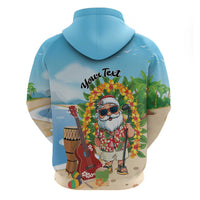 Personalized Hawaii Golf Christmas Hoodie Mele Kalikimaka Funny Golfer Santa - Wonder Print Shop