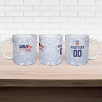 Custom USA Soccer Team 2026 Ceramic Mug One Nation One Team - Wonder Print Shop