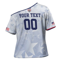 Custom USA Soccer Team 2026 Cross Shoulder Shirt One Nation One Team - Wonder Print Shop