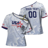 Custom USA Soccer Team 2026 Cross Shoulder Shirt One Nation One Team - Wonder Print Shop