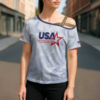 Custom USA Soccer Team 2026 Cross Shoulder Shirt One Nation One Team - Wonder Print Shop