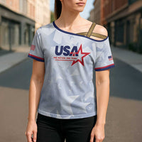 Custom USA Soccer Team 2026 Cross Shoulder Shirt One Nation One Team - Wonder Print Shop