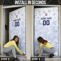 Custom USA Soccer Team 2026 Door Cover One Nation One Team - Wonder Print Shop