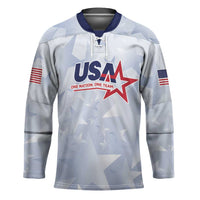 Custom USA Soccer Team 2026 Hockey Jersey One Nation One Team - Wonder Print Shop