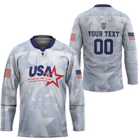 Custom USA Soccer Team 2026 Hockey Jersey One Nation One Team - Wonder Print Shop