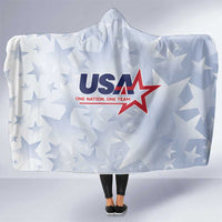 USA Soccer Team 2026 Hooded Blanket One Nation One Team - Wonder Print Shop