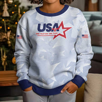 USA Soccer Team 2026 Kid Ugly Christmas Sweater One Nation One Team - Wonder Print Shop