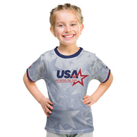 Custom USA Soccer Team 2026 Kid T Shirt One Nation One Team - Wonder Print Shop
