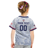 Custom USA Soccer Team 2026 Kid T Shirt One Nation One Team - Wonder Print Shop