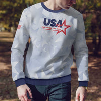 USA Soccer Team 2026 Ugly Christmas Sweater One Nation One Team - Wonder Print Shop