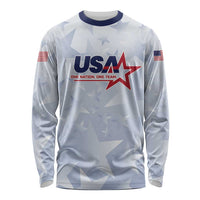 Custom USA Soccer Team 2026 Long Sleeve Shirt One Nation One Team - Wonder Print Shop