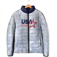 Custom USA Soccer Team 2026 Padded Jacket One Nation One Team - Wonder Print Shop