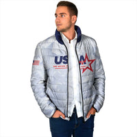 Custom USA Soccer Team 2026 Padded Jacket One Nation One Team - Wonder Print Shop