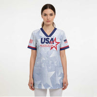 Custom USA Soccer Team 2026 Scrub Top One Nation One Team - Wonder Print Shop