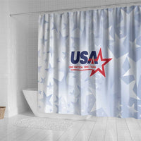 USA Soccer Team 2026 Shower Curtain One Nation One Team - Wonder Print Shop