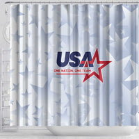 USA Soccer Team 2026 Shower Curtain One Nation One Team - Wonder Print Shop