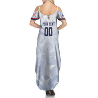 Custom USA Soccer Team 2026 Summer Maxi Dress One Nation One Team - Wonder Print Shop